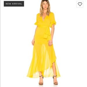 Privacy please chrysanthemum dress in Yellow